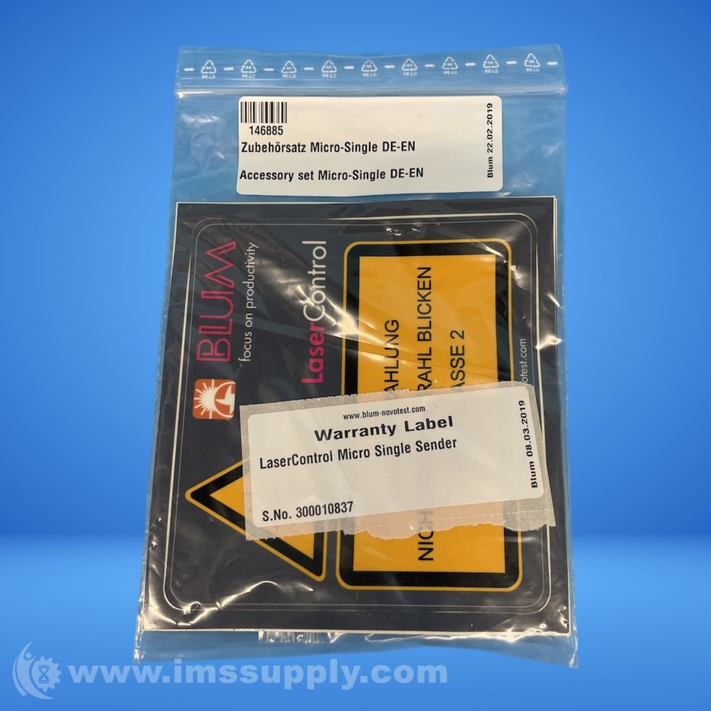 Blum 146885 LaserControl Accessory Set FNOB