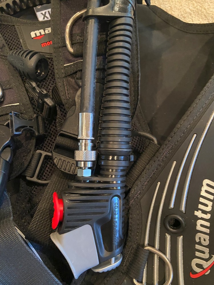 Mares Quantum BCD Scuba Bouyancy Compensator Black Size XL