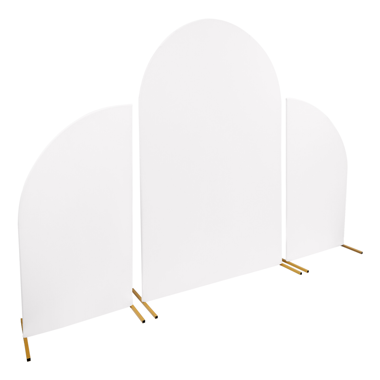 Metal Wedding Stand Backdrop Rack DIY Party Arch Flower Holder with Fabric Cover