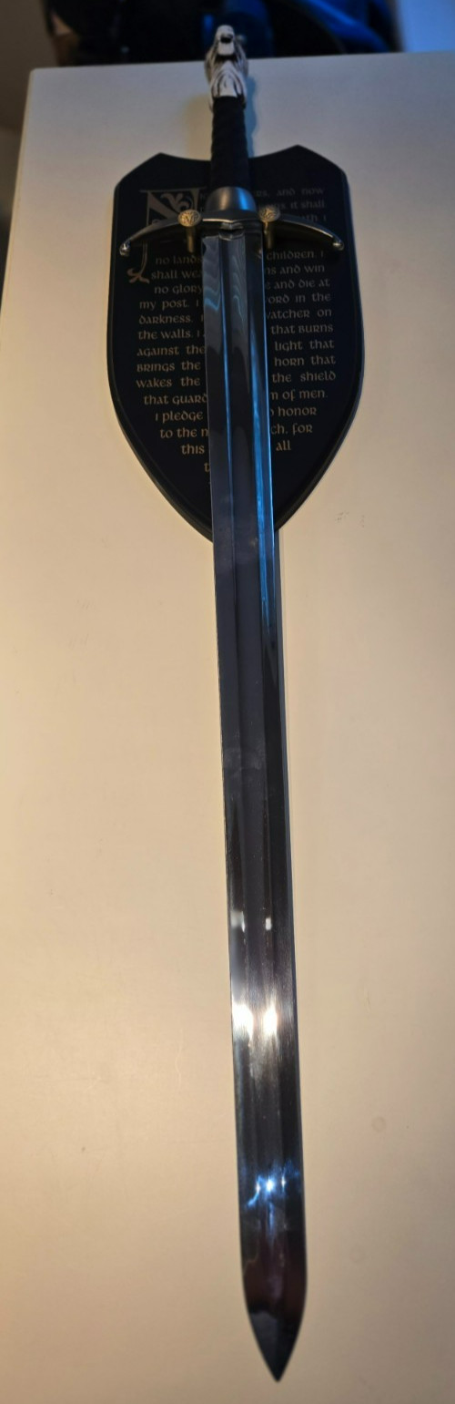 Game of Thrones JON SNOW Valyrian Steel LONGCLAW Sword Replica w/ Boxes