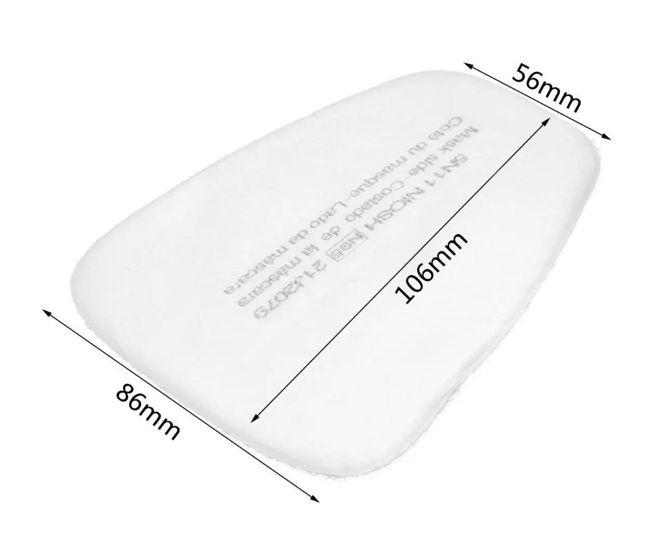 10/20/50Pcs 5N11 Cotton Filter Replacement For 6200 6800 7502 Respirator Filters