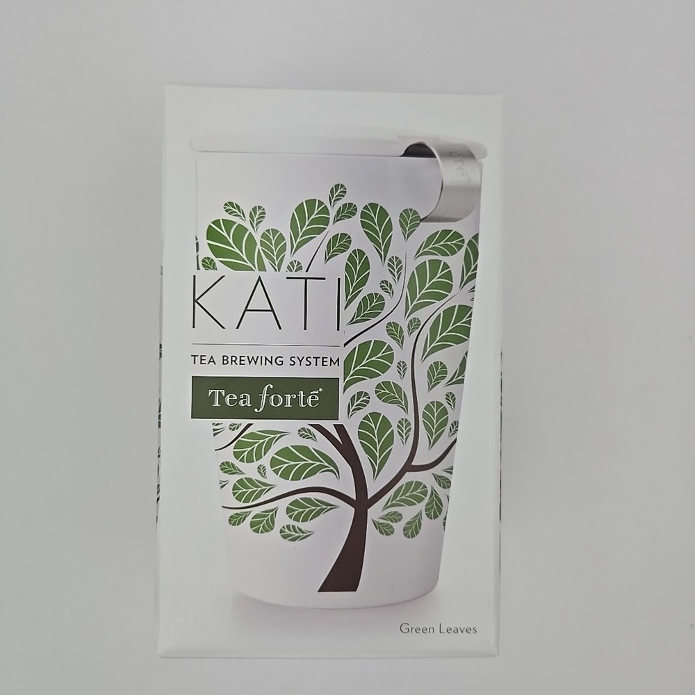 Tea Forte Kati Ceramic Steeping Cup with Infuser Brewing System - New