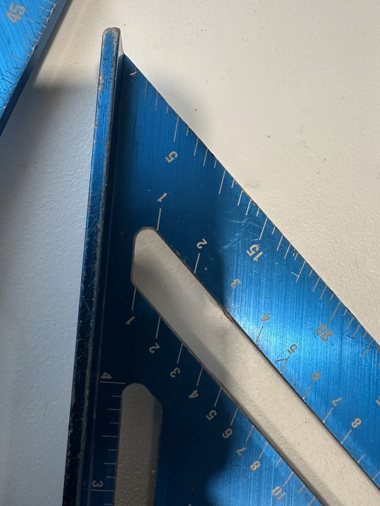 2 EA Empire E2994 7" Laser Etched Rafter Square