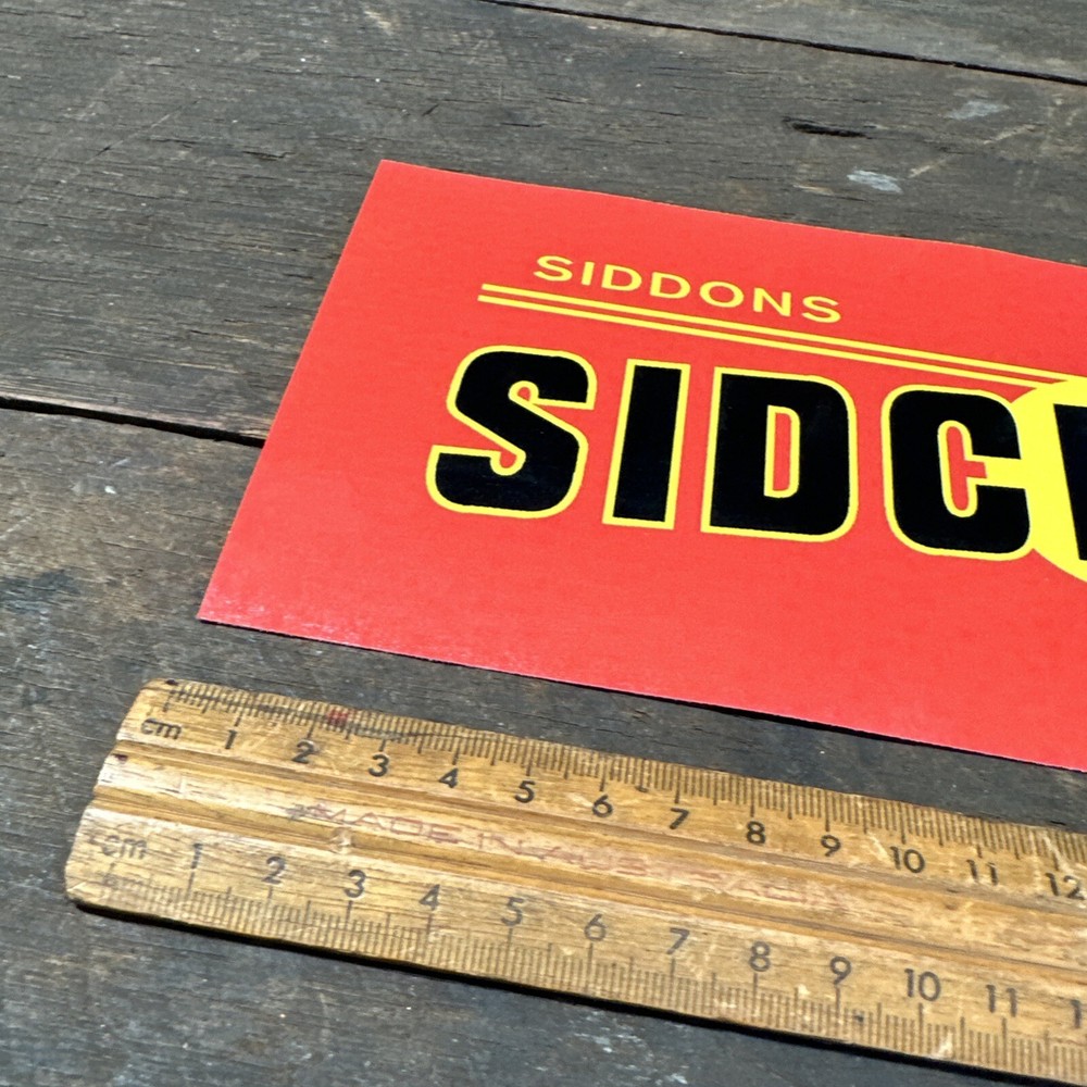 Siddons Sidchrome Decal New Size 2