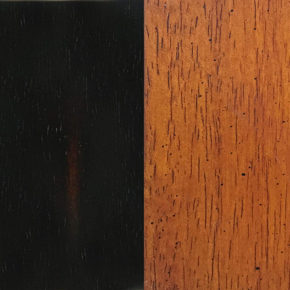Antique Black & Cherry Extendable 48" Drop Leaf Dining Table