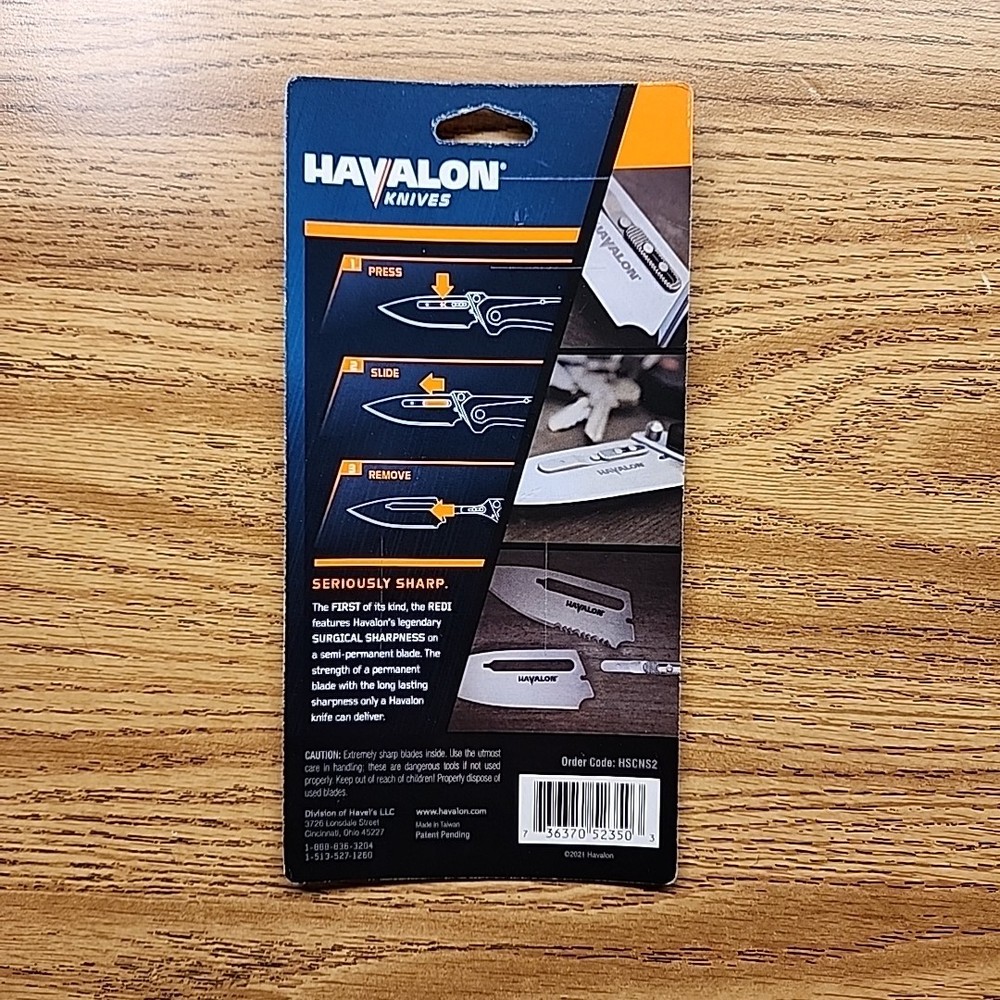 Havalon Knives Redi Replacement Blades - 2-Pack