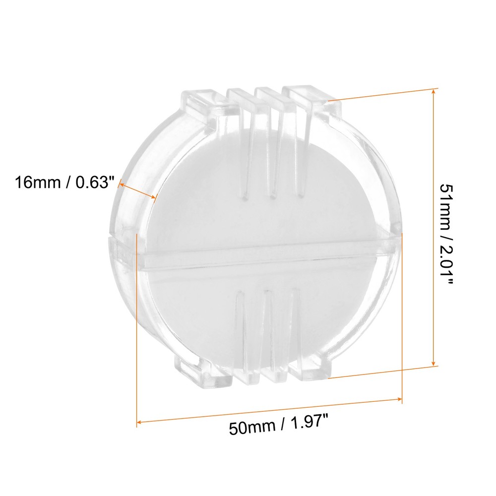 2pcs Beeswax Thread Conditioners Thread Wax Block with Plastic Box, White