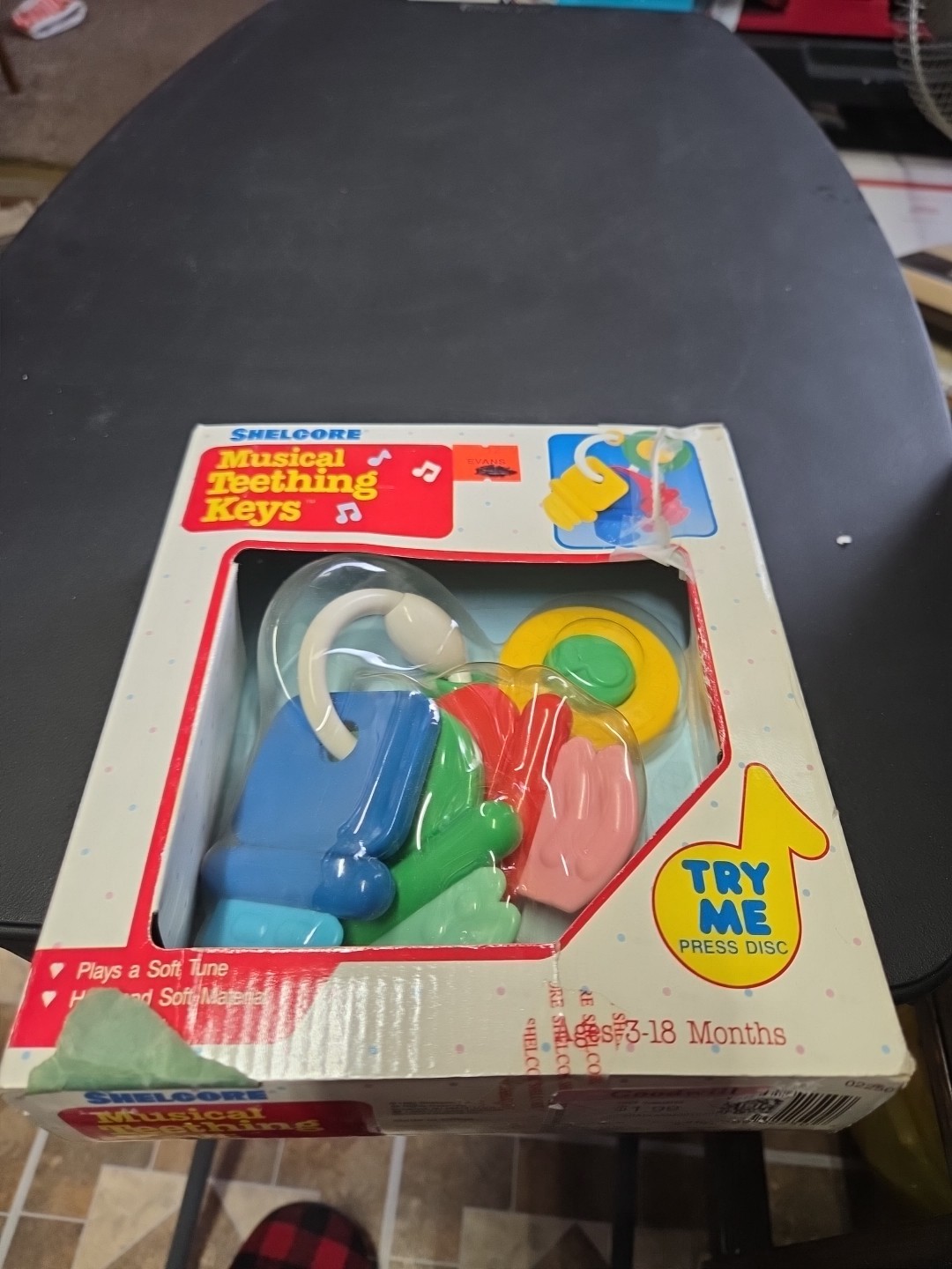 Vintage 1997 Shelcore Musical Teething Keys New Unopened Ages 3-18 Months