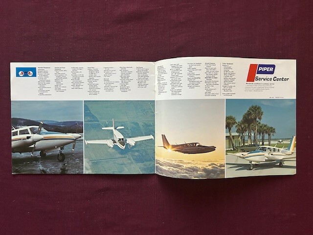 Piper Twin Commanche C/R brochure