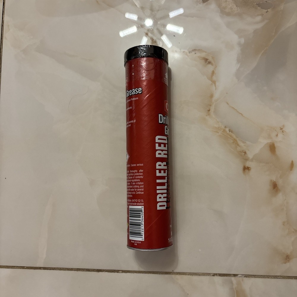 Driller Red Grease - High-Temp Extreme Pressure Lithium Complex, 14oz