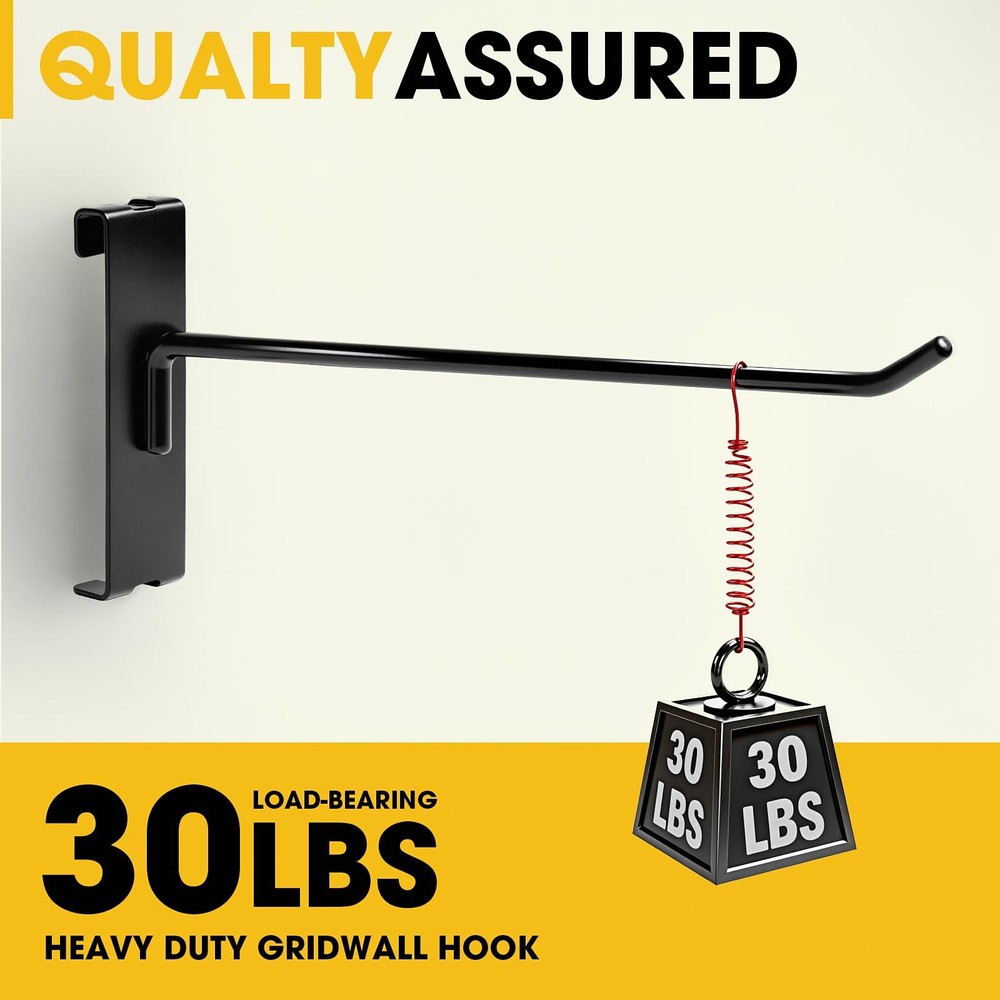 Gridwall Hooks 2 Inch 60 Pack Grid Wall Hooks Grid Panel Hooks and Hangers Gr...