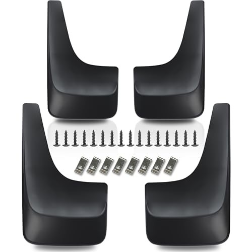 Mud Flaps Splash Guards Compatible with 2001-2014 Chevy Chevrolet
