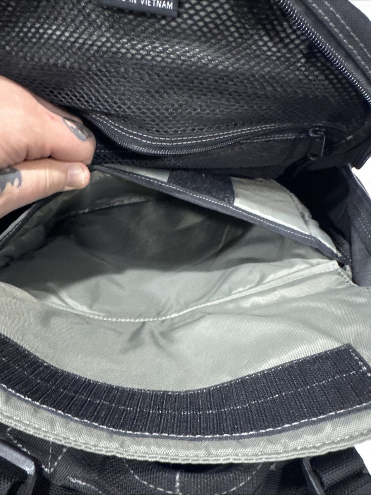 Maxpedition Black Tactical Backpack Nylon Multiple Compartments Bungee Cord Zip
