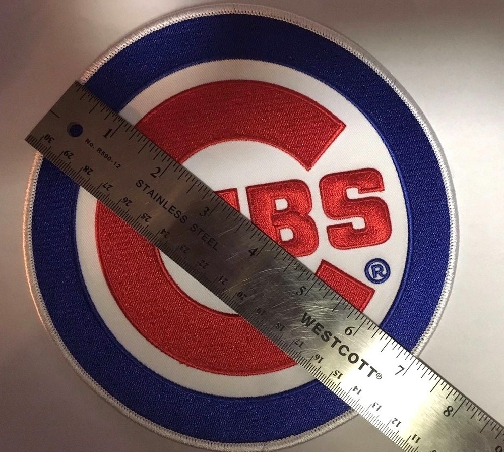Chicago Cubs patch logo iron-on or sew on patch baseball Jersey patch 7" dia.