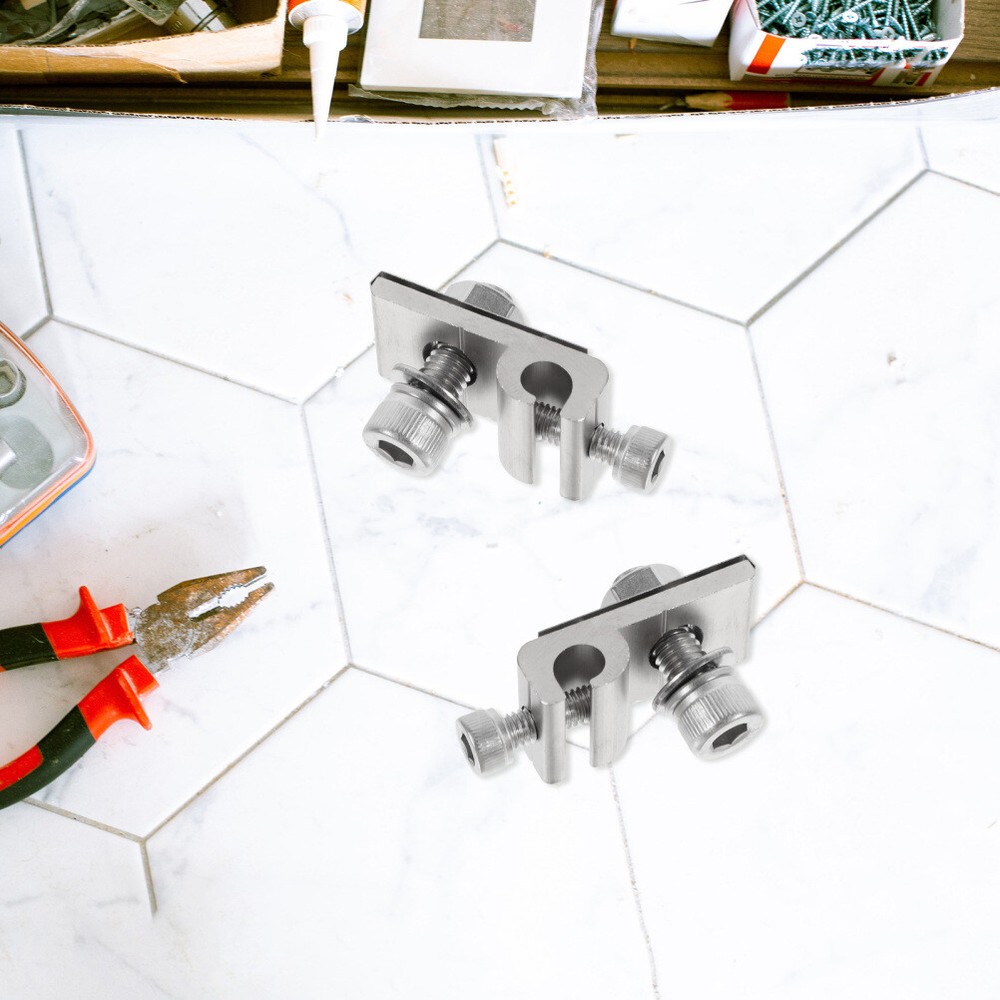 4 Pcs Ground Lug Cable Clamp Solar Panel Grounding Connector