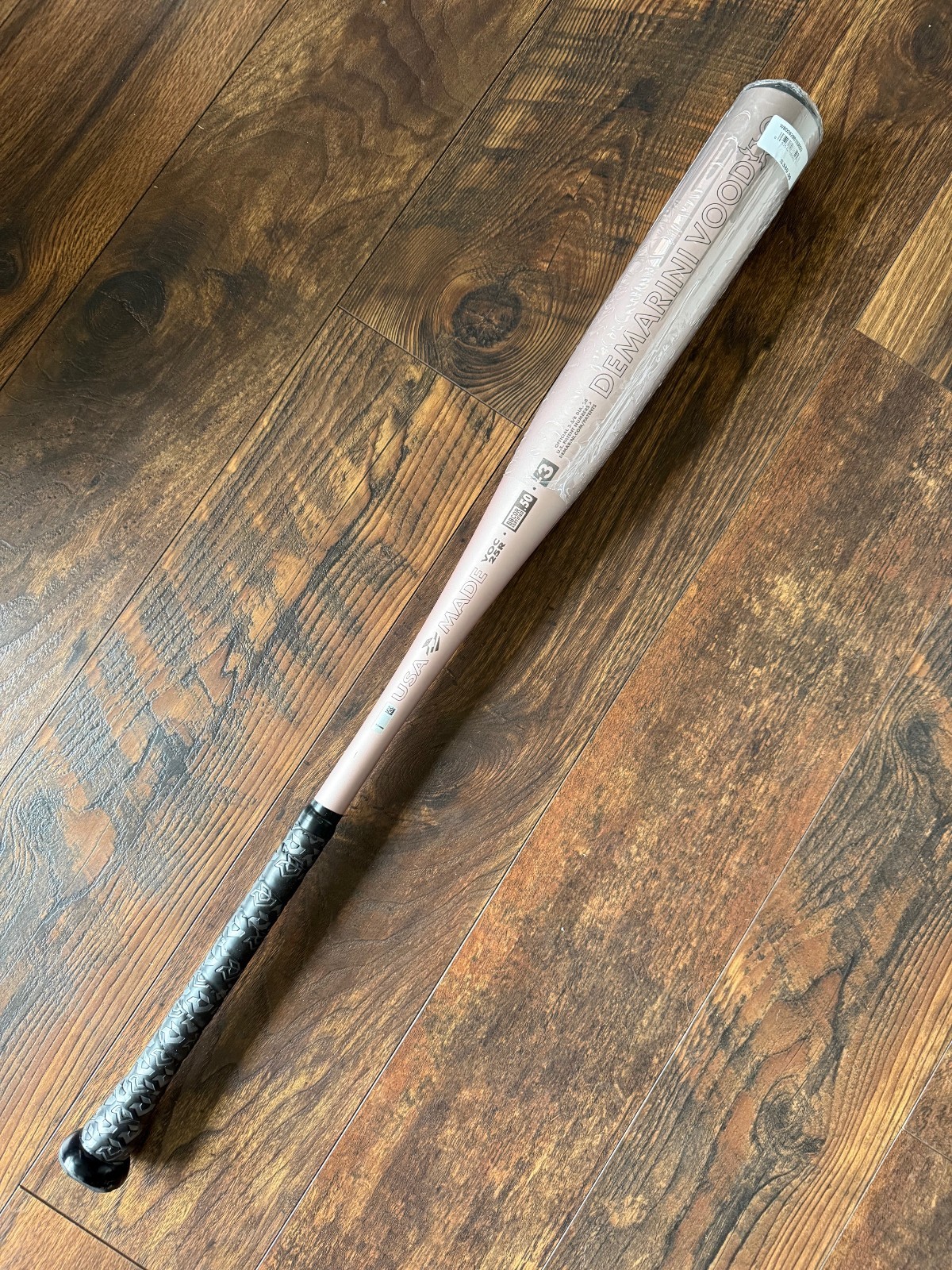 NEW 2025 DeMarini ROSE GOLD VOODOO ONE 33" / 30 oz BBCOR Baseball Bat