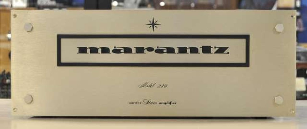 Marantz Model 240 Stereo Amplifier Silver Serviced Tested Working
