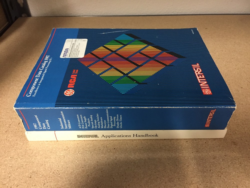 Data Book = Intersil GE Semiconductor Component Catalog Applications 1987/1988 =