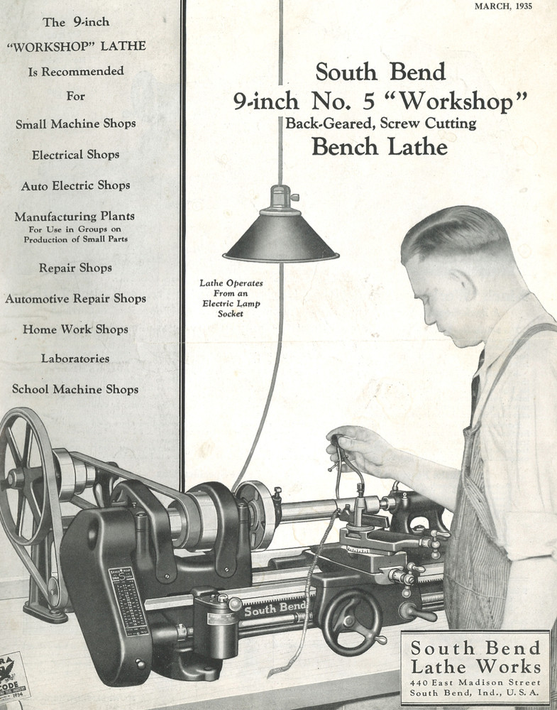 Early South Bend 9" Workshop Lathe Compound Rest Top Casting (Inv. #1)