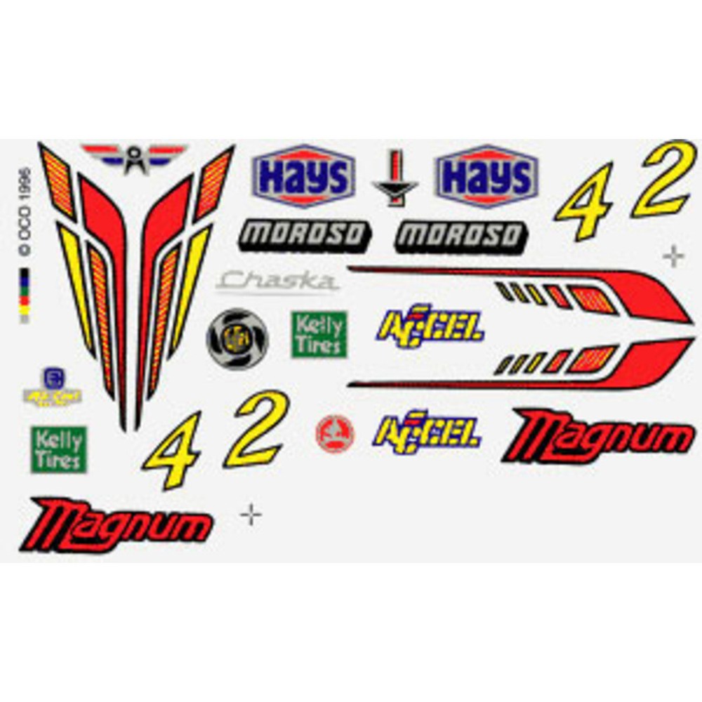 Pinecar 310 Dry Transfer Decals Magnum