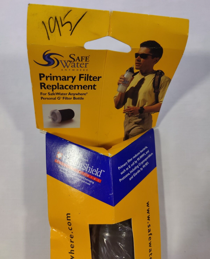 SafeWater Anywhere Primary Filter Replacement for Personal G Filter Bottle