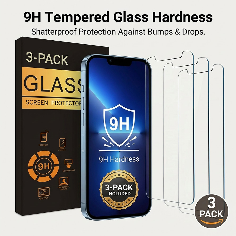 Protector de pantalla para iphone 13 pro max / 14 Plus(3Pack)