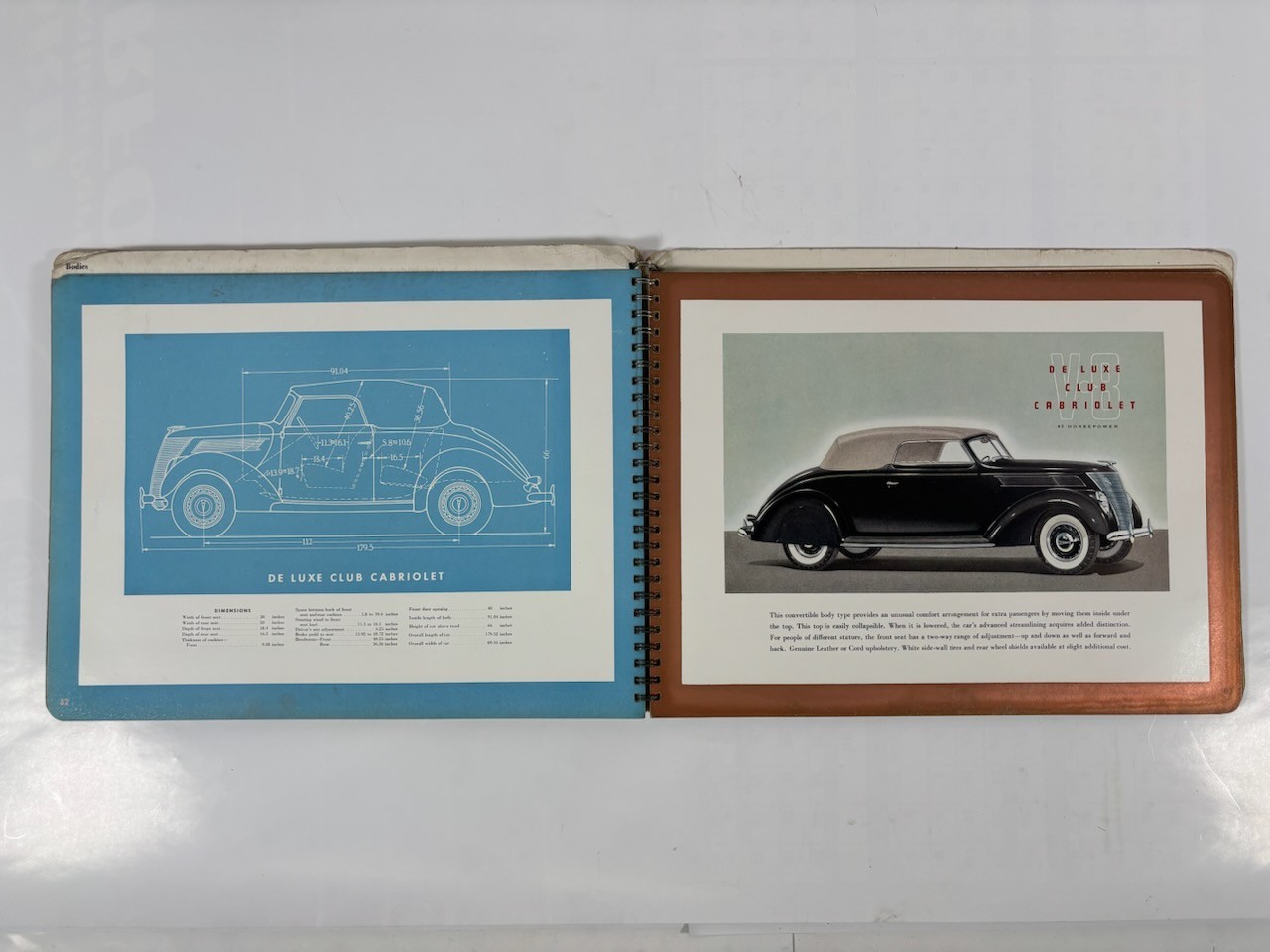 1937 Ford Car Dealership Display Album Book: How To Choose Your Next Automobile