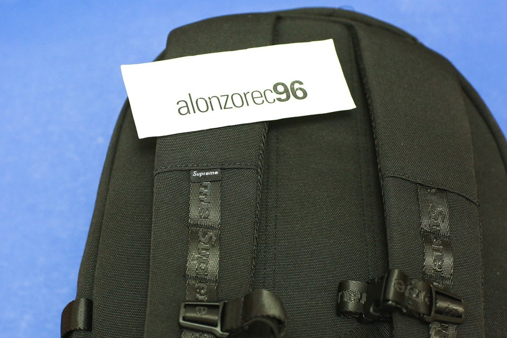 Supreme SS25 Black Nylon Backpack NWT