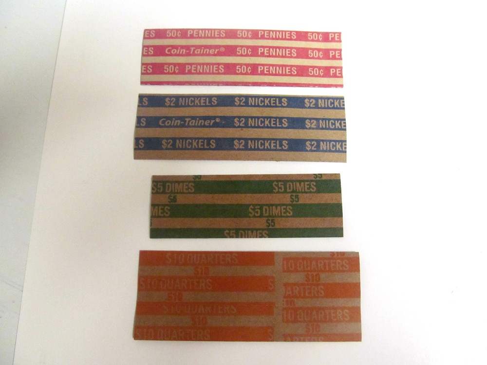 200 ASSORTED  FLAT COIN WRAPPERS