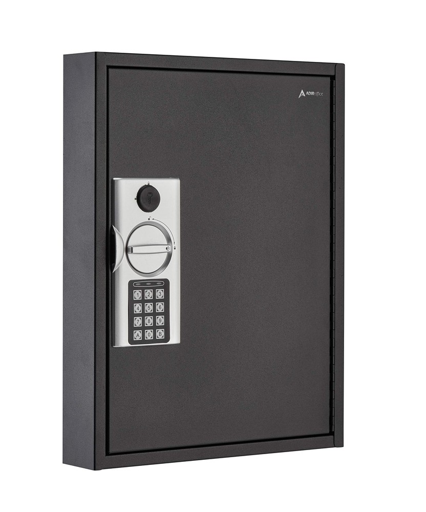 Key Holder Wall Mount - 60 Keys Lock Box with Code, Key Cabinet Wall Mount, V...