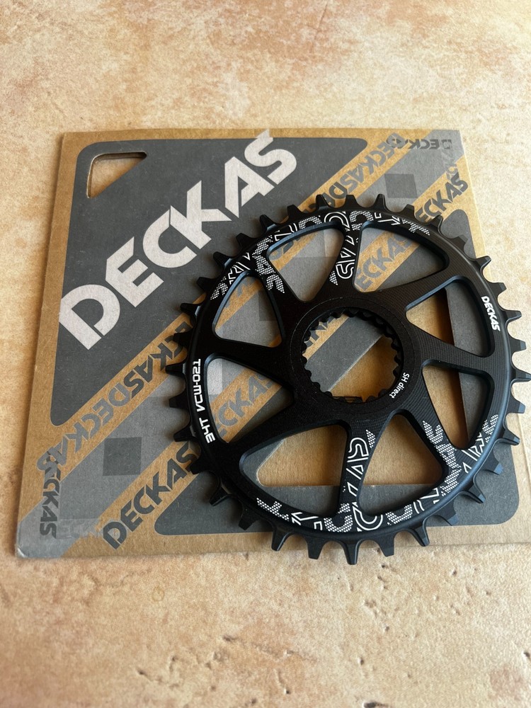 Deckas Direct Mount Chainring Oval 34T VCW-021 Shimano-compatible