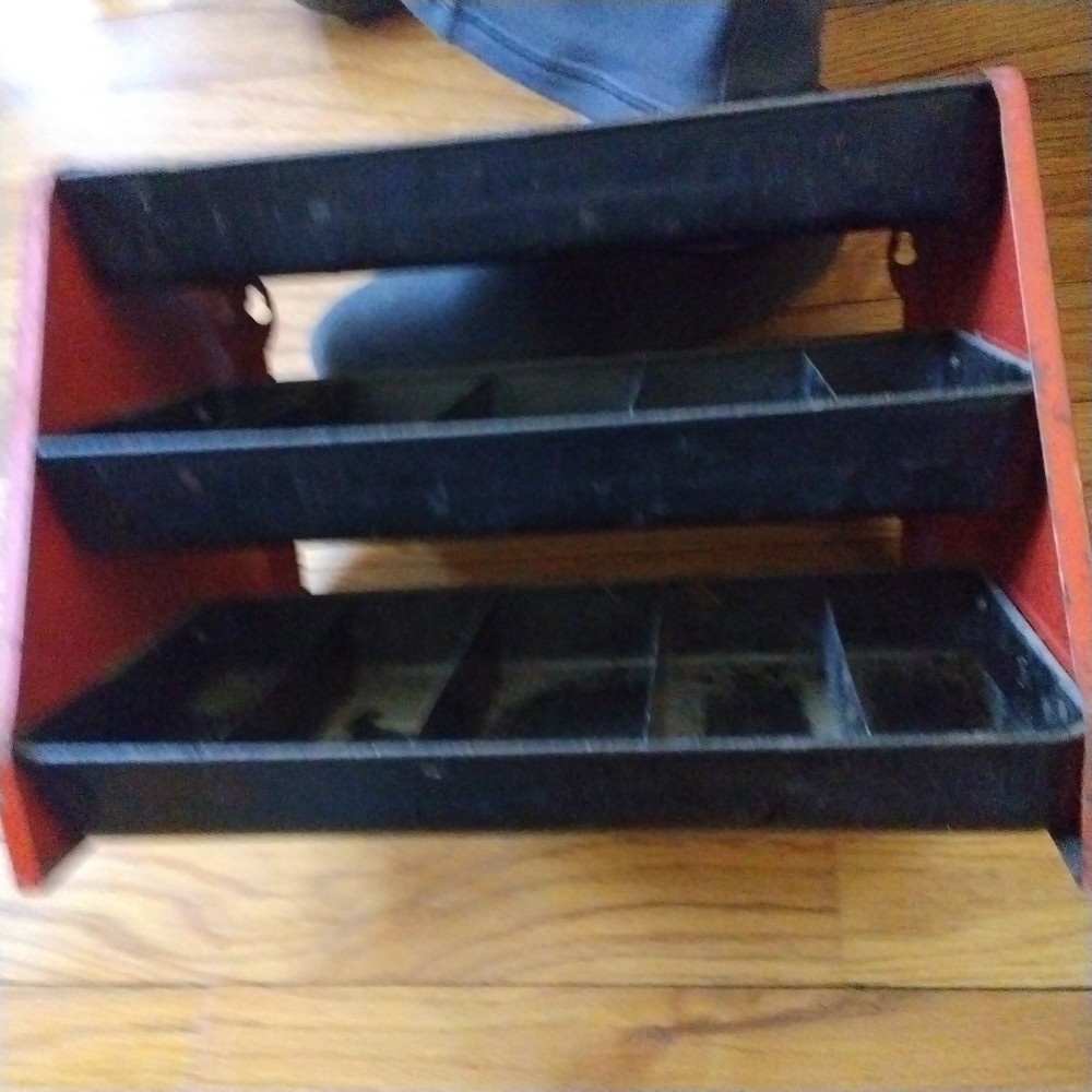 Vintage Wall Or Bench Hardware Organizer
