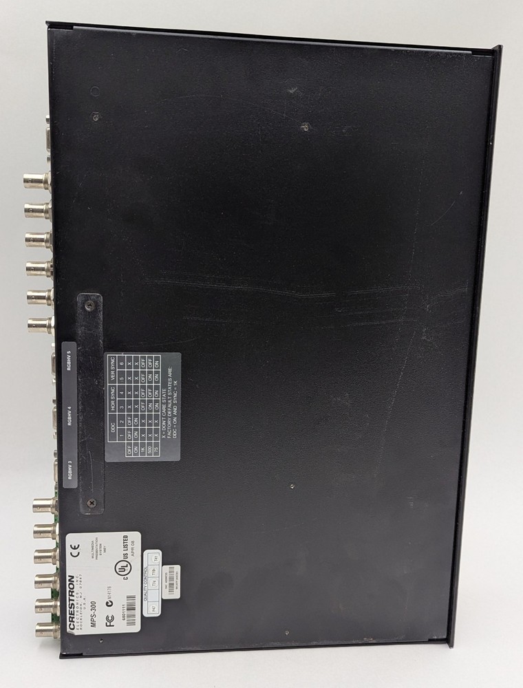 Crestron MPS-300 Professional Presentation System Switcher Amplifier Amp Control