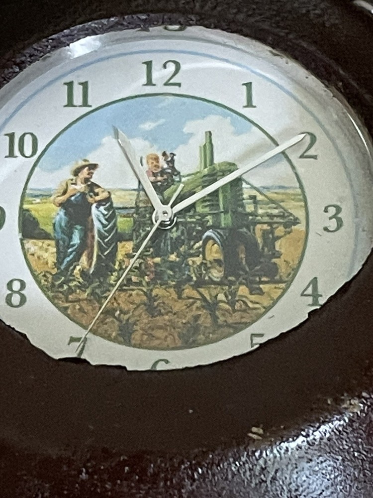 John Deere Pocket Watch In Case