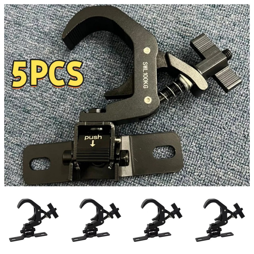 5PCS High Quality Stage Sharpy Beam Light Folding Hook Lighting Clamp For Truss