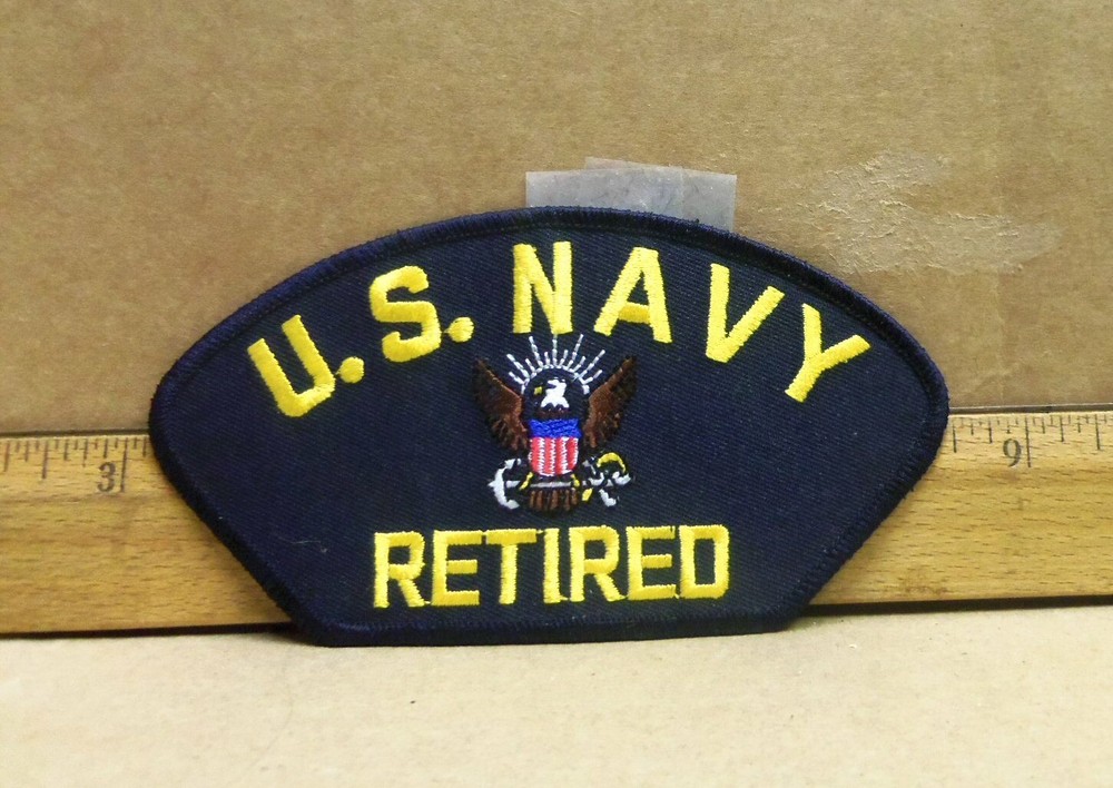 U.S. Navy Retired Embroidered Patch