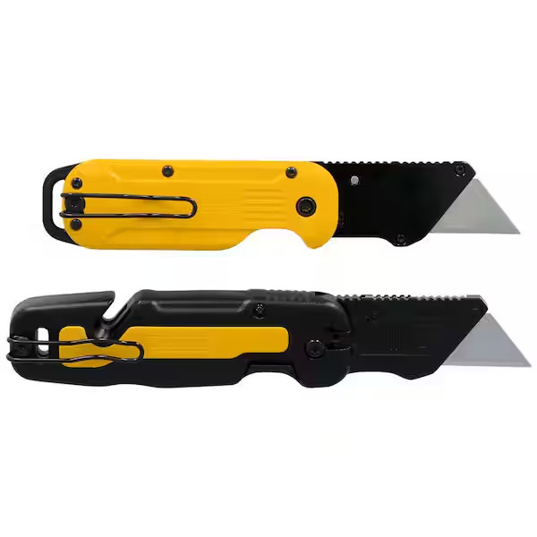 Dewalt Push And Flip Folding Utility Knife Set
