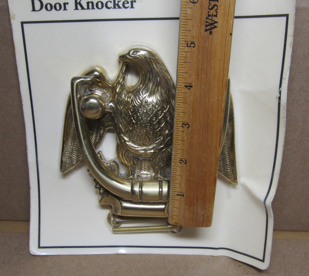 Solid Brass Eagle Door Knocker