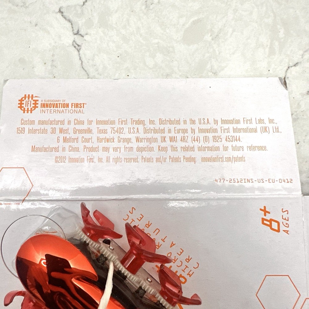 HTF Rare 2012 NIB Hexbug Micro Robotic Creatures Ant Larva Crab Open Box