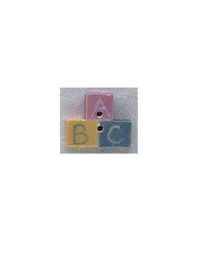 Mill Hill Ceramic Buttons 86292 ABC Blocks
