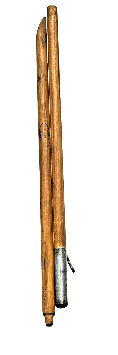 Two-piece 1892 Tent Pole for US Army Shelter Half Spanish-Ameerican War