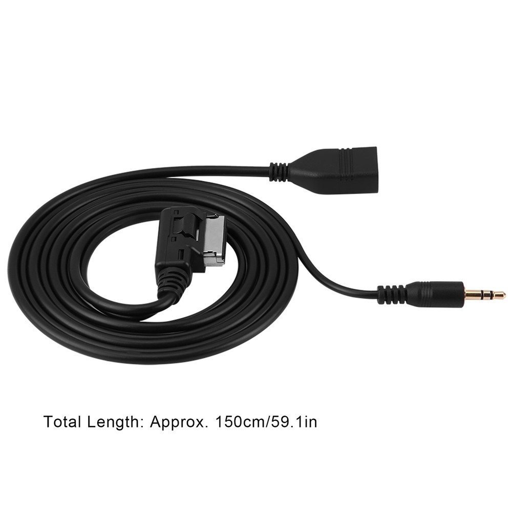 Car Audio AUX USB Adapter Cable for C63 E200l CLS E S ML Class