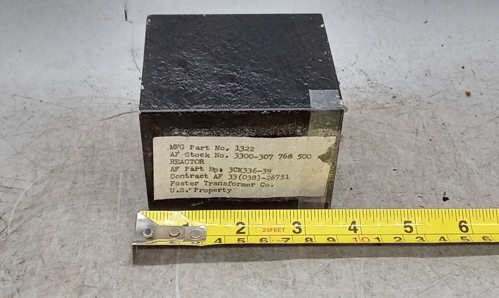 1 NOS FORES 2 SECTION REACTOR Filter Choke Transformer, 7 +7 Hy / 250 Ω