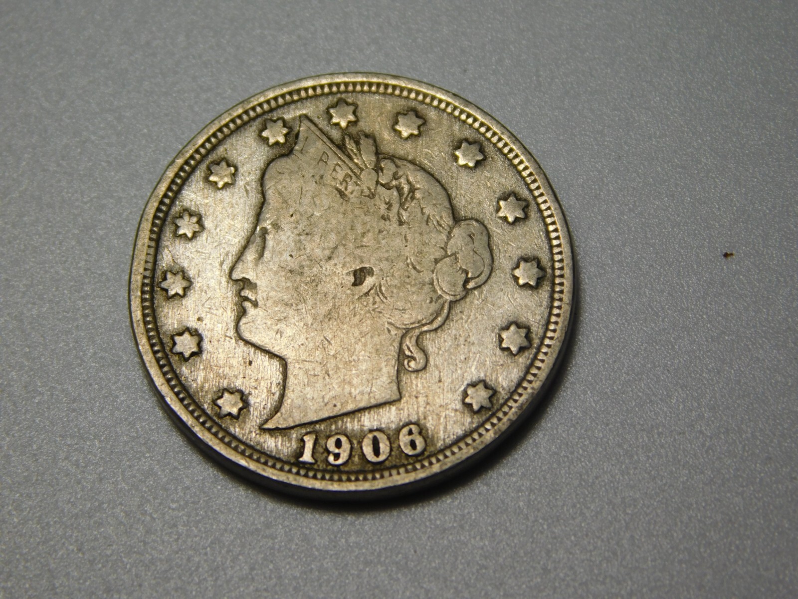 US COIN 1906 LIBERTY HEAD V NICKEL