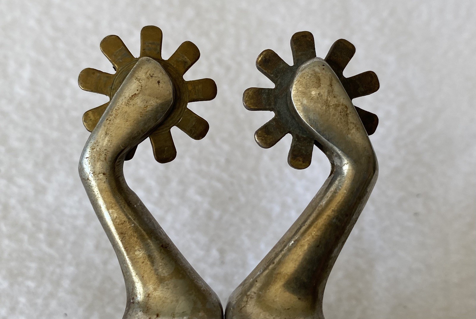 Nice HEAVYDUTY Steel 3/4" BAND Western Horse SPURS & STRAPS~Ranch~Trail~Training