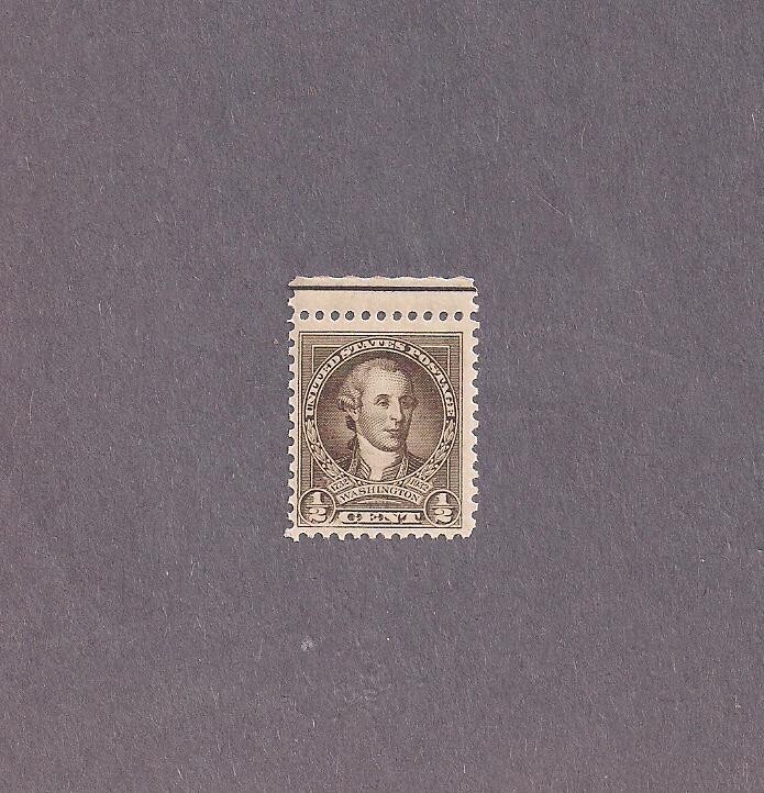 #704 half cent Washington, mint NHOG