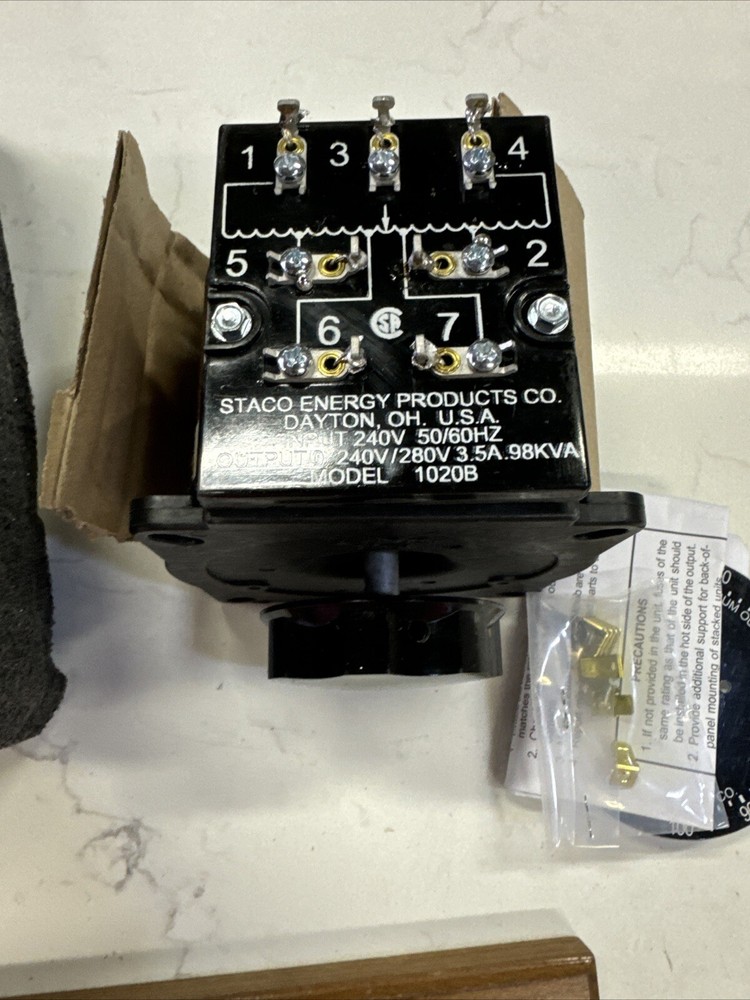 Statco Variable Transformer 1020B Brand New In Box