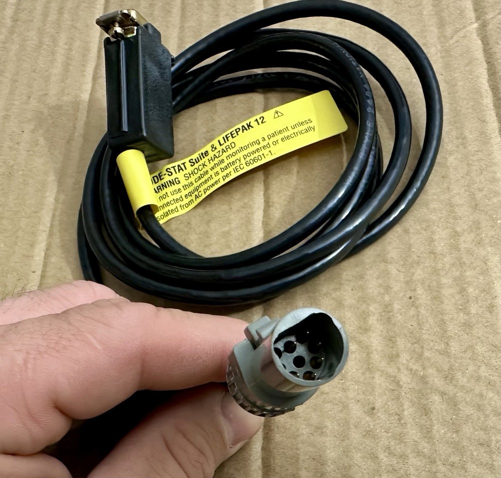 Physio Control Lifepak 12 Cable CODE-STAT & LIFEPAK 12