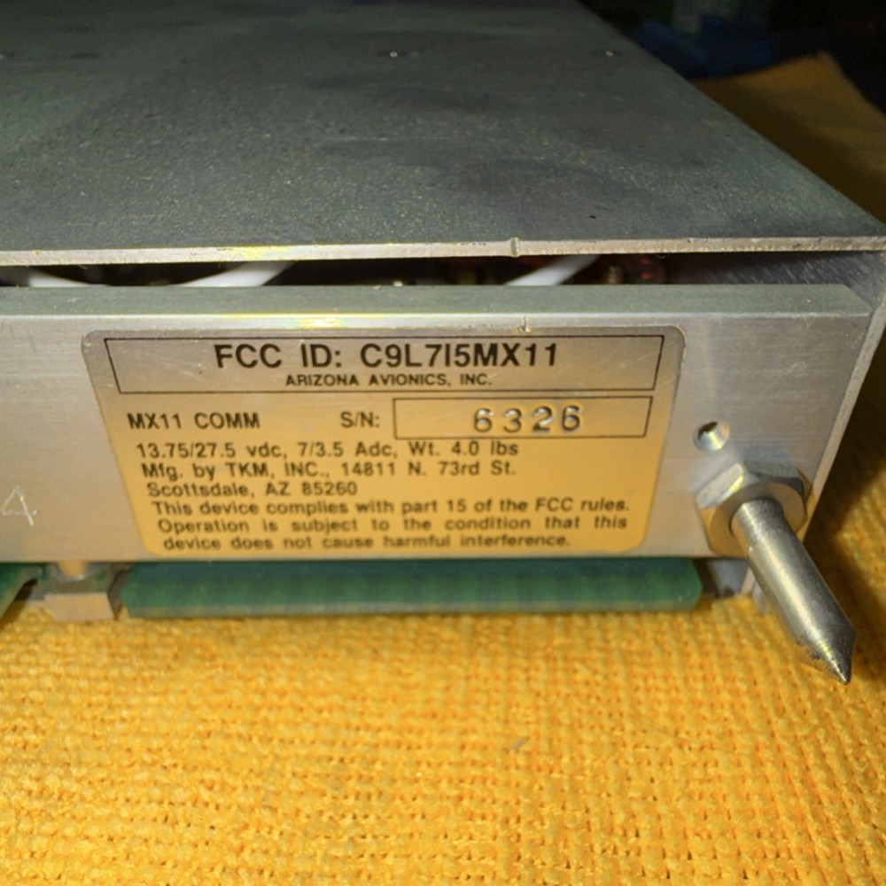 TKM MX11 Comm Transceiver Used Good Condition