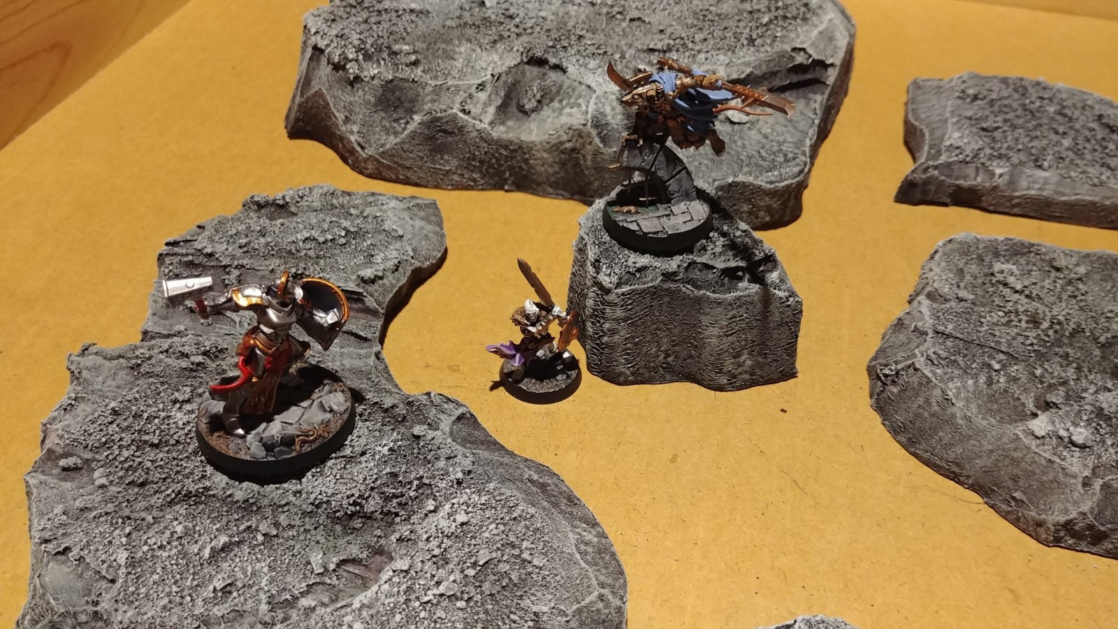 Wargaming Terrain - Medium Box Set of Hills Stone Finish